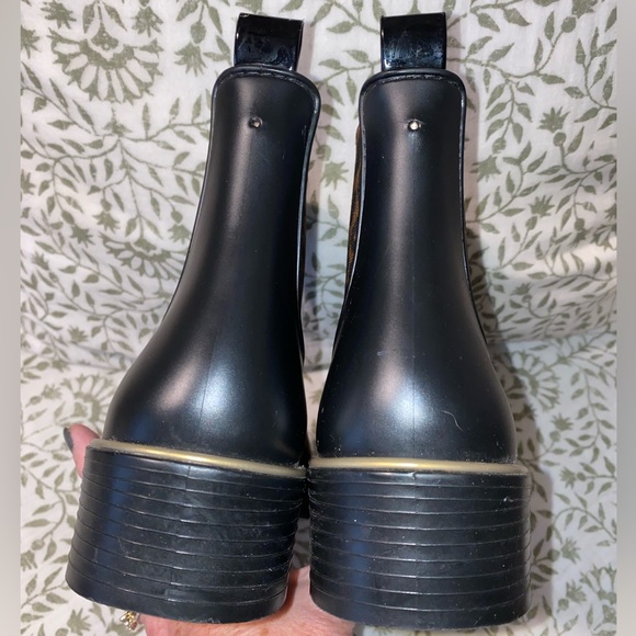 kate spade Sedgewick Rain Boots with Leopard Elastic Panels - Picture 4 of 6